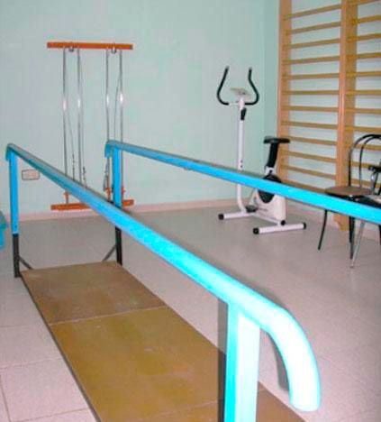 Residencia Los Rosales sala de fisioterapia